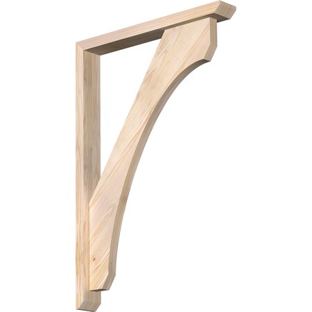 Legacy Slat Smooth Bracket W/ Offset Brace, Douglas Fir, 3 1/2W X 26D X 38H